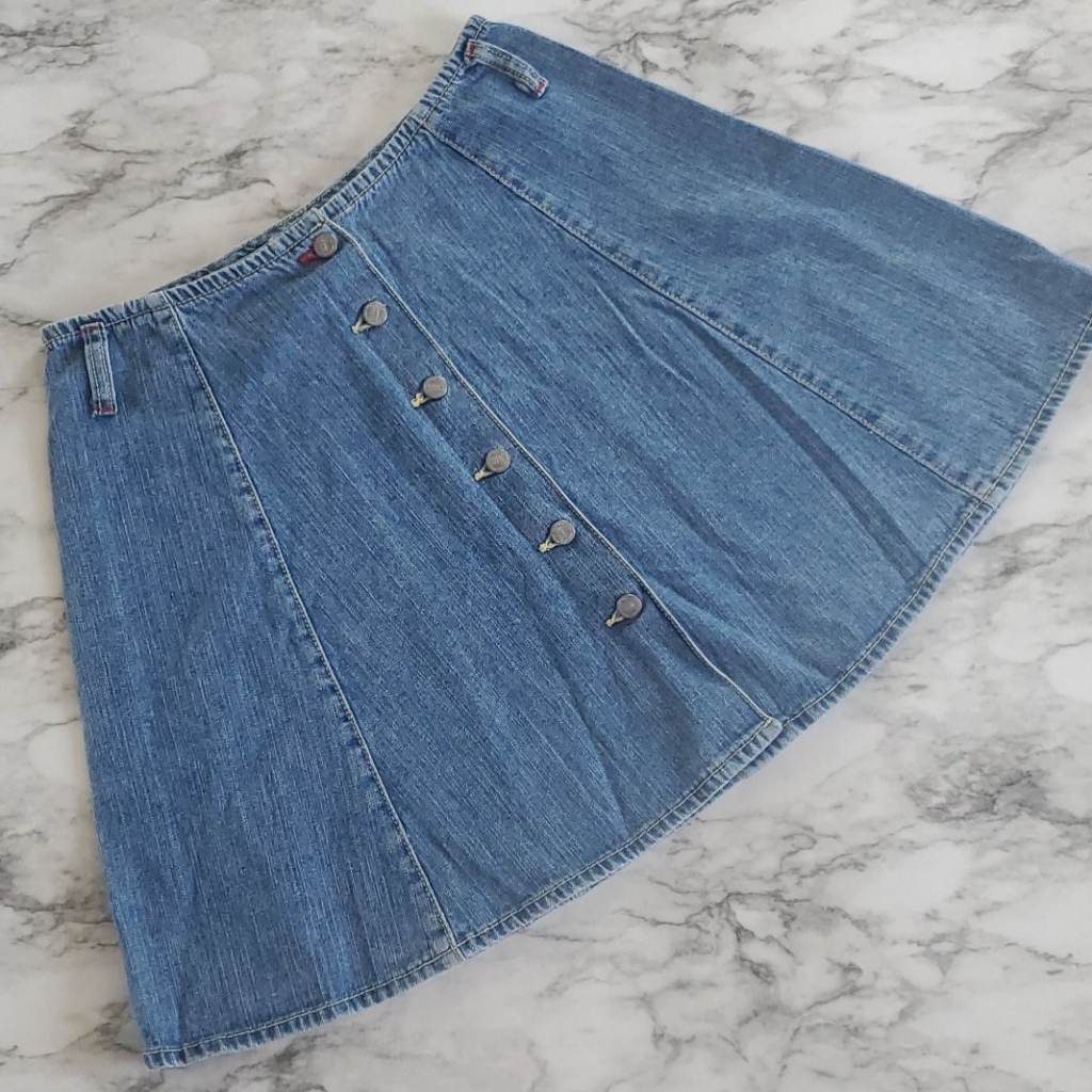 Vintage Lua Denim Mini Skirt Size Small